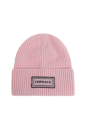 Versace Wool beanie with logo patch | Women's | Vitkac